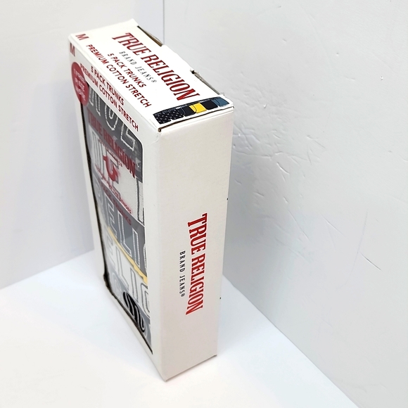 TRUE RELIGION 5 PREMIUMCOTTON STRETCH TRUNKS, SIZE MEDIUM (M) - Picture 2 of 10